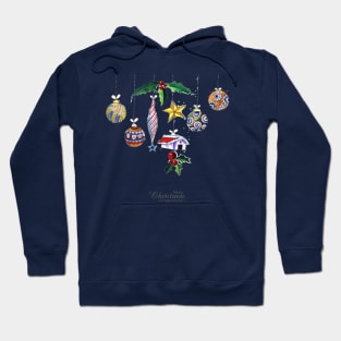 Hand drawn Christmas Elements Hoodie